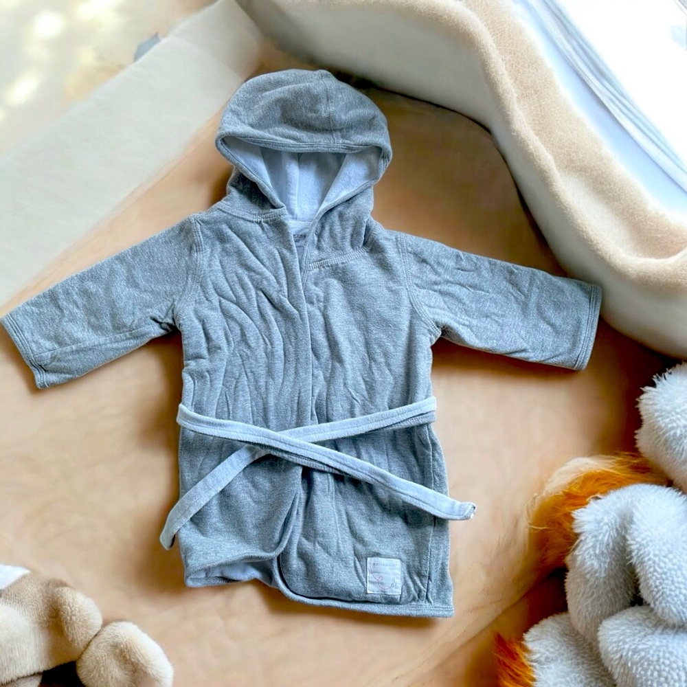 100% Organic cotton Burts Bees Baby Bath Robe